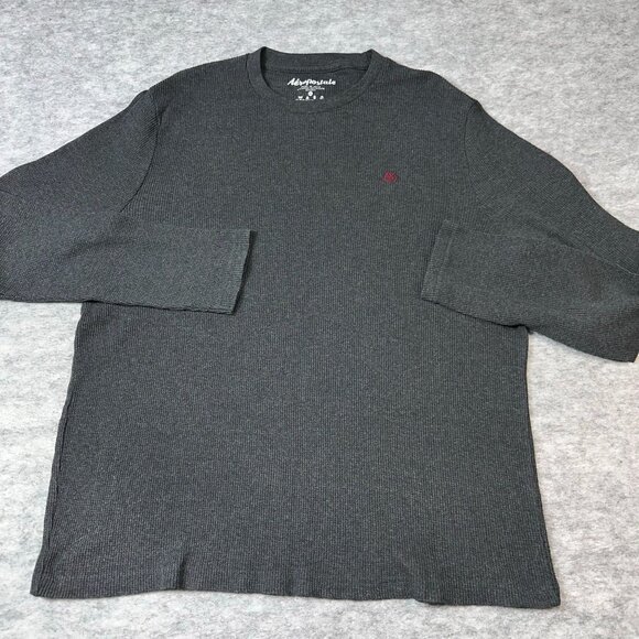 Aeropostale Other - Aeropostale Mens 2XL Charcoal Gray Long Sleeve Ribbed Knit Pullover